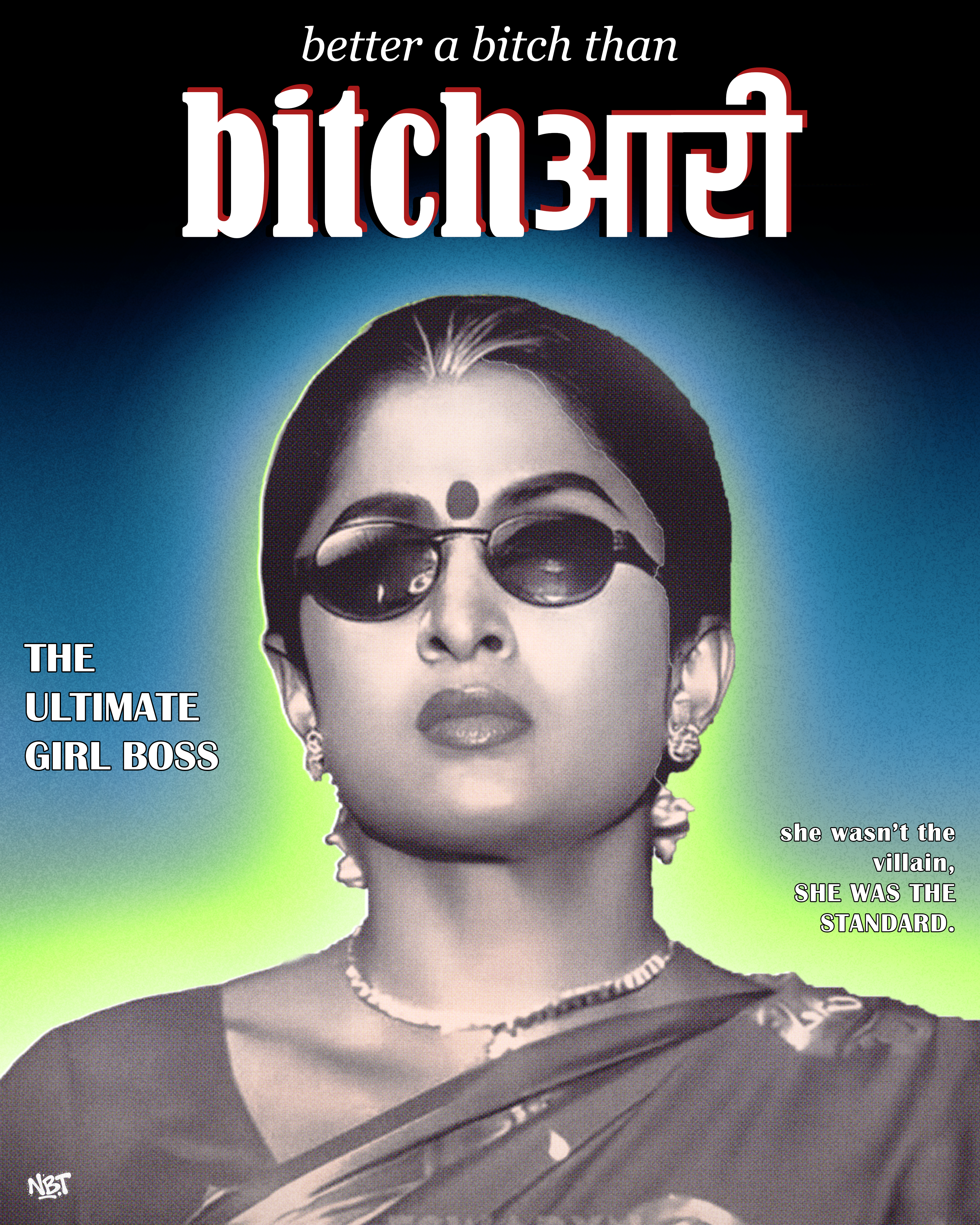 Bitchari Pop Art Poster